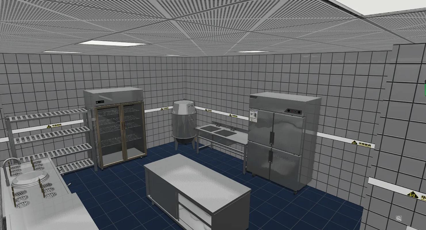 工厂食堂效果图部分展示——厨房专业设计的重要性
